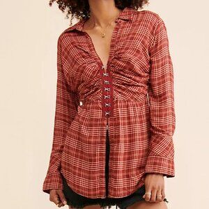 Catalynn Cinched Shirt - M